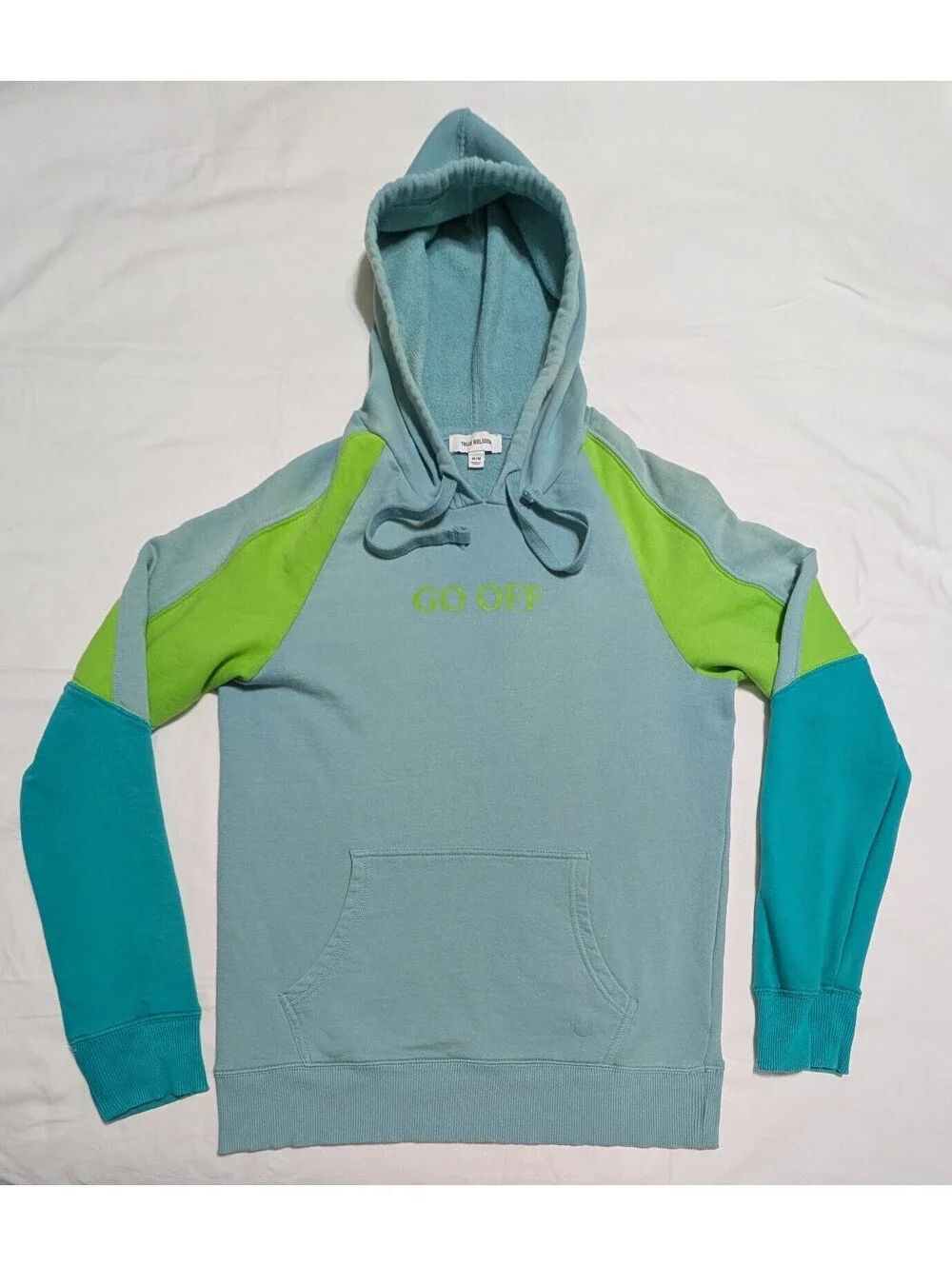 True Religion Men's Color-Block Hoodie 